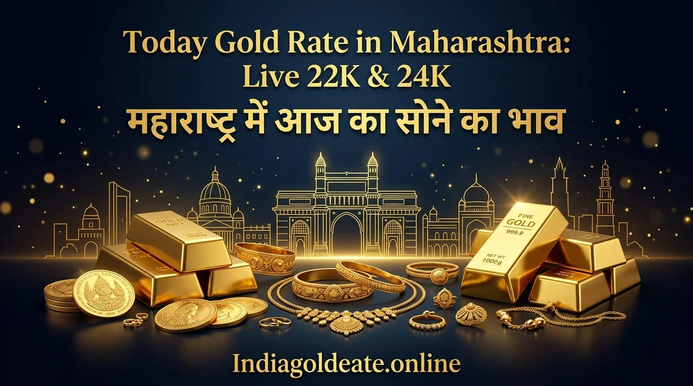Today Gold Rate in Maharashtra: Live 22K & 24K 