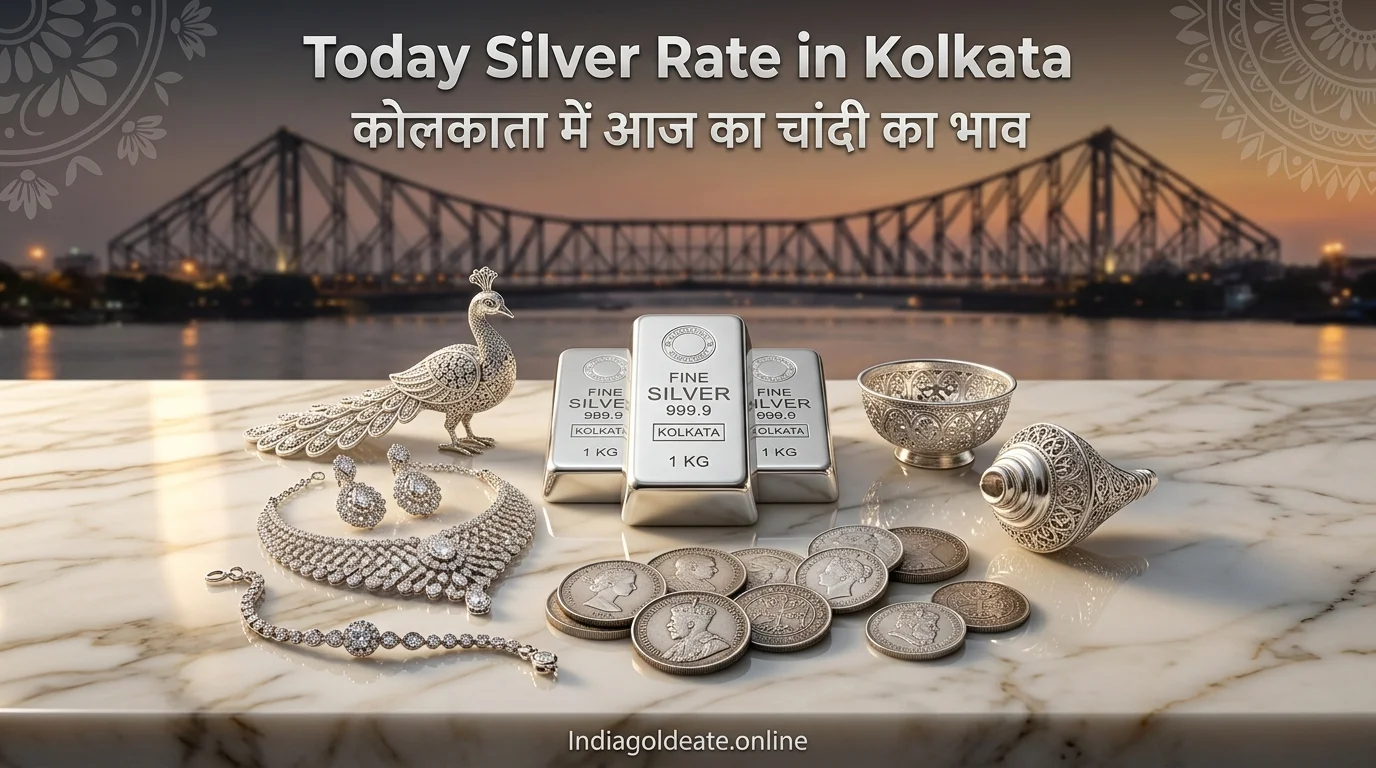 Today Silver Rate in Kolkata (Live Update)