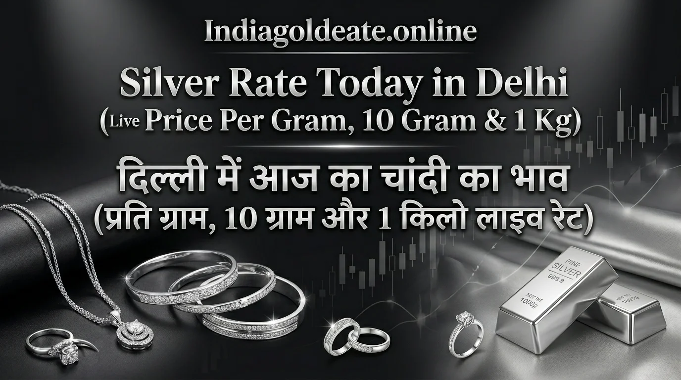 Silver Rate Today in Delhi